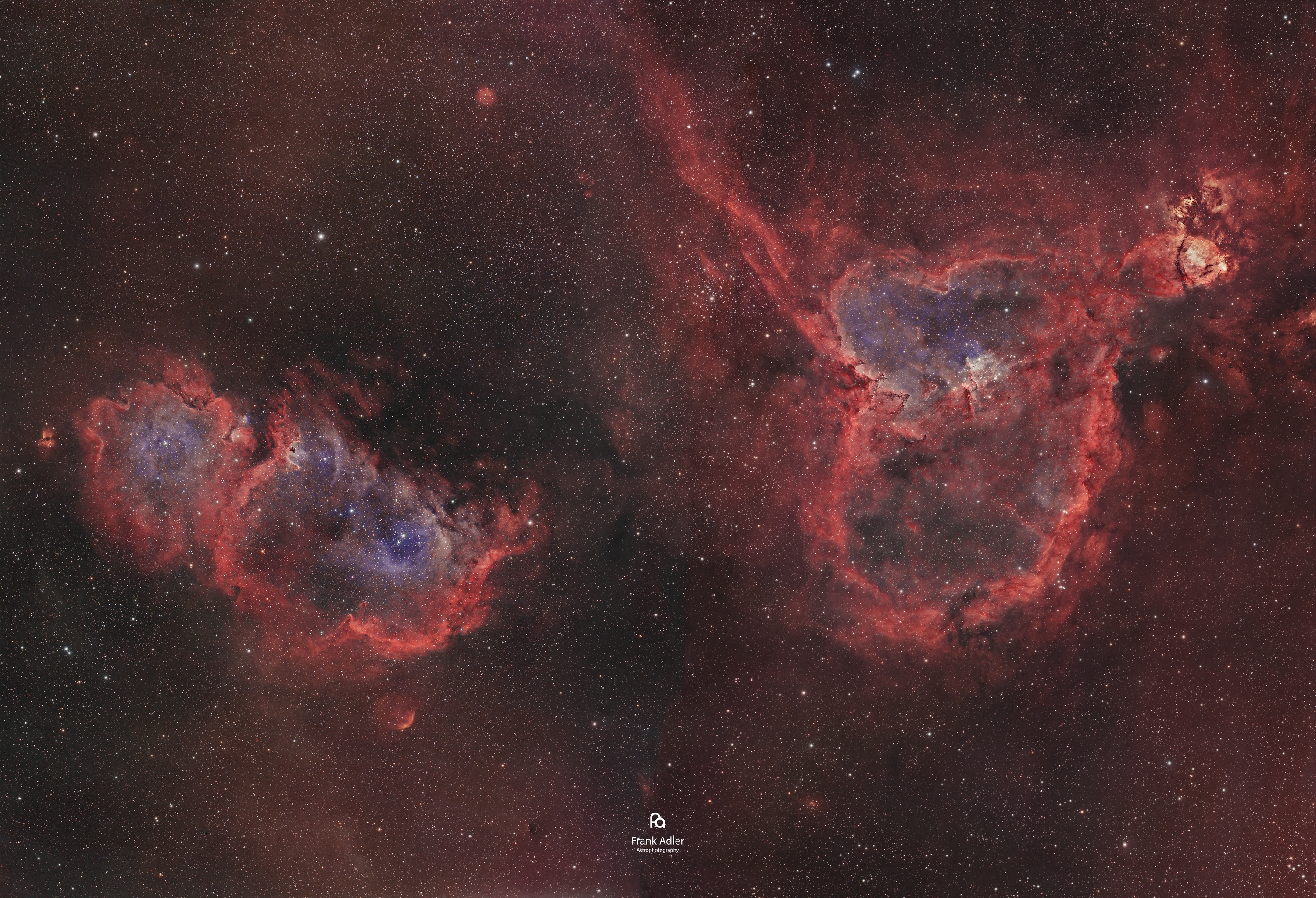 The Heart & Soul Nebulae